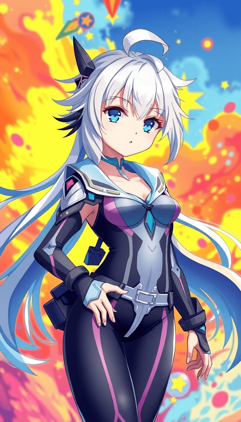 AI generated character art phone case